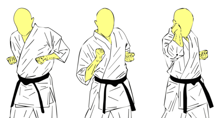 Chudan Age Hiji Ate — Kyokushin Karate