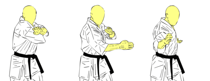 Chudan Haishu Uchi — Kyokushin Karate