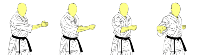 Chudan Koken Uke — Kyokushin Karate