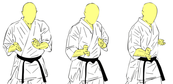 Chudan Yonhon Nukite — Kyokushin Karate