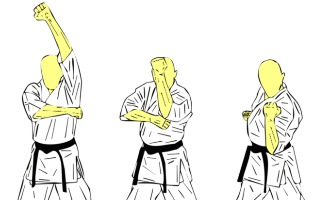 Hiji Oroshi Ate — Kyokushin Karate