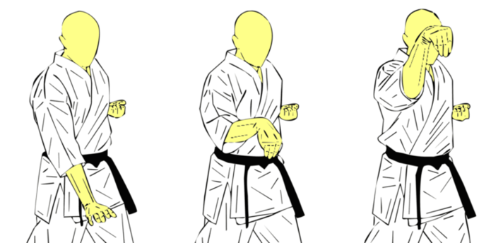 Jodan Koken Uke — Kyokushin Karate