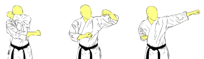 Jodan Tettsui Yoko Uchi — Kyokushin Karate