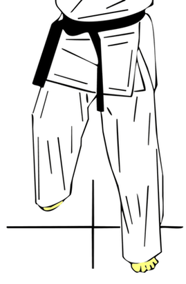 Moro Ashi Dachi — Kyokushin Karate