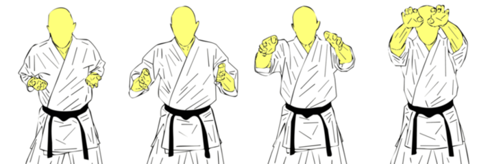 Morote Jodan Haito Uchi — Kyokushin Karate
