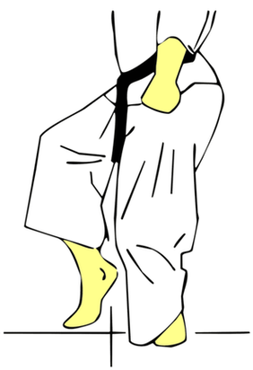 Neko Ashi Dachi — Kyokushin Karate