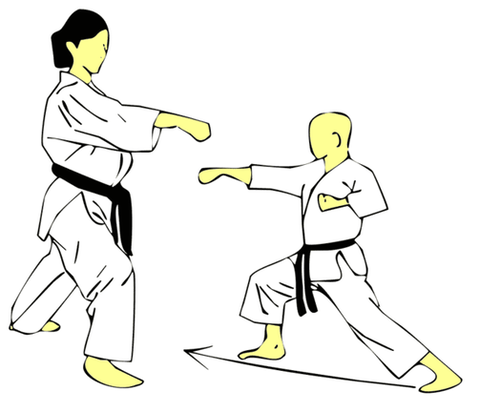 Seiken Chudan Oi Tsuki — Kyokushin Karate