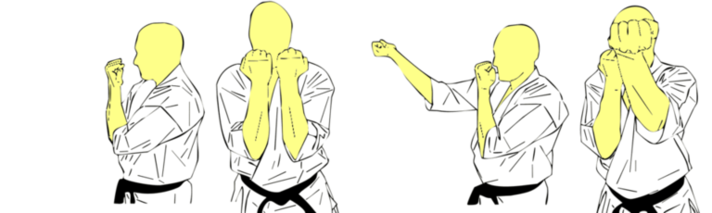 Uraken Shomen Ganmen Uchi — Kyokushin Karate