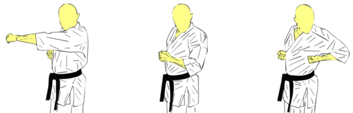 Ushiro Hiji Ate — Kyokushin Karate
